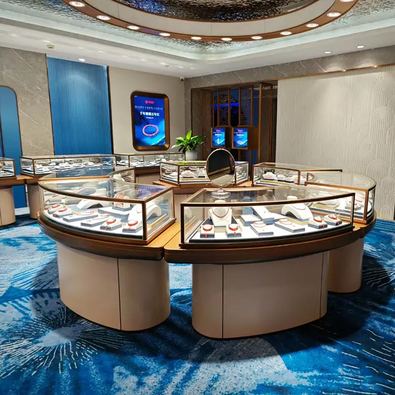 Bàn trưng bày kính