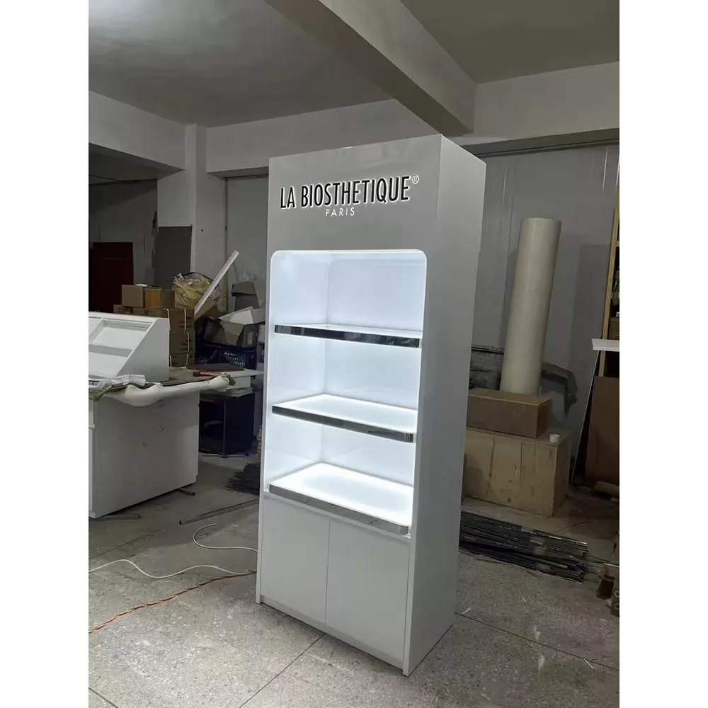 Nội các màn hình chăm sóc da bằng thép không gỉ