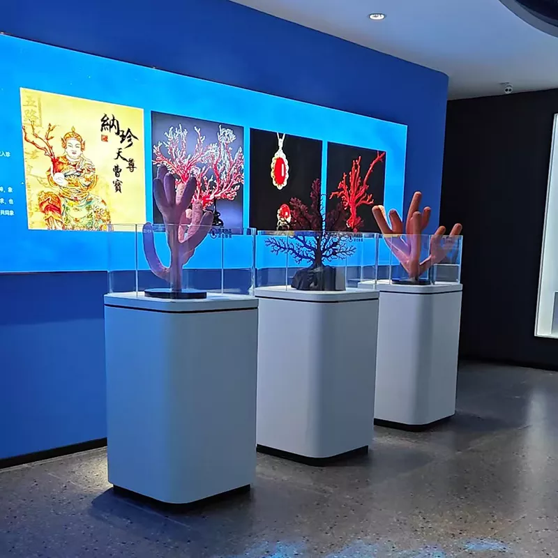 Bàn trưng bày bằng gỗ